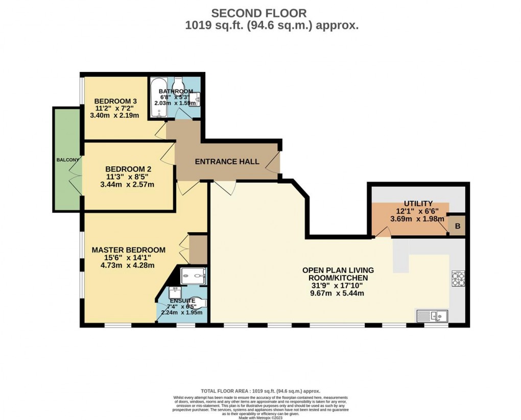 Floorplan for Station Road, Fowey