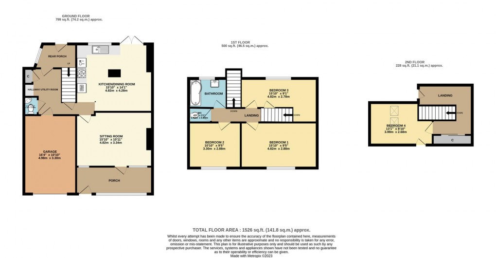 Floorplan for Glenview, Tywardreath, Par