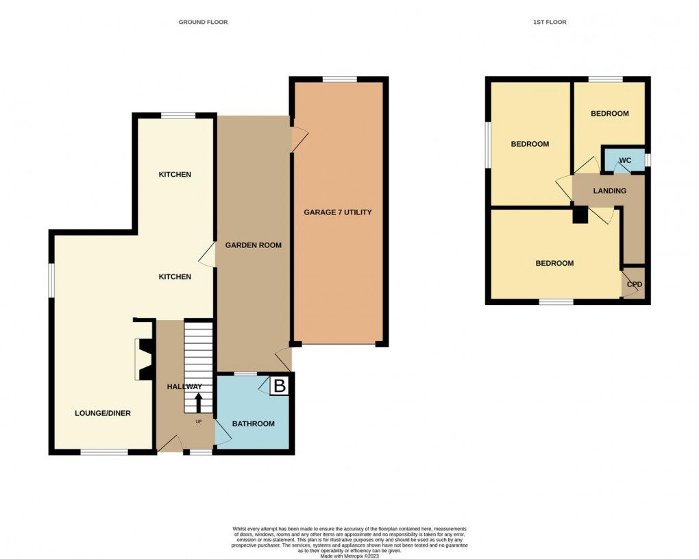 Floorplan for Chapel Hill, Polgooth, St. Austell