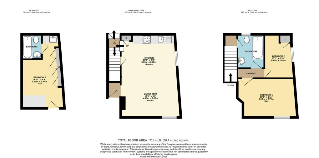 Floorplan for Bull Hill, Fowey