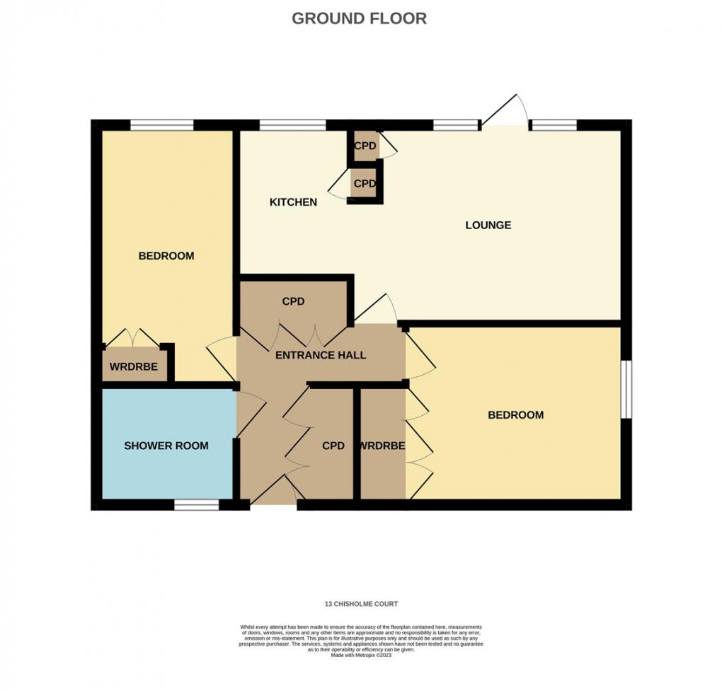 Floorplan for Chisholme Close, St. Austell