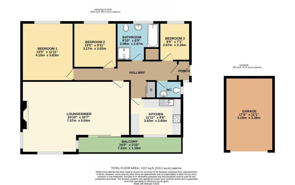 Floorplan for Hanson Drive, Fowey