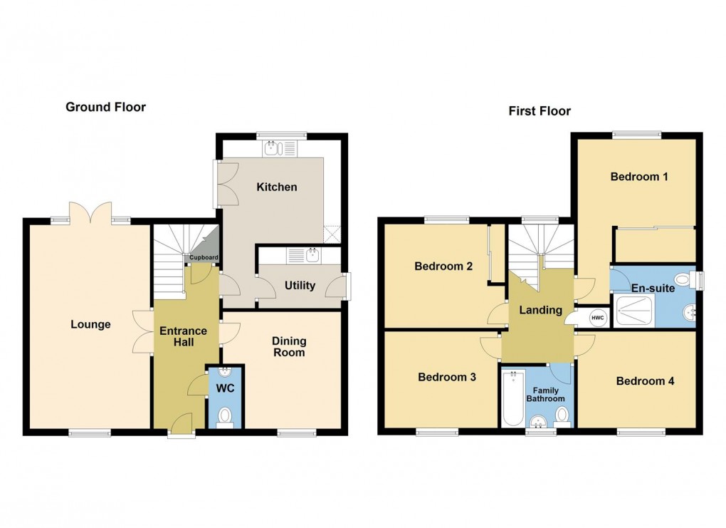 Floorplan for Bay View Road, Duporth, St. Austell