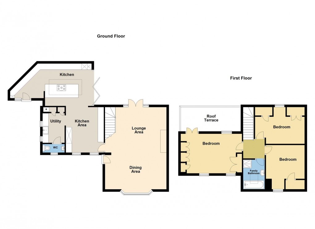 Floorplan for West End, Pentewan, St. Austell