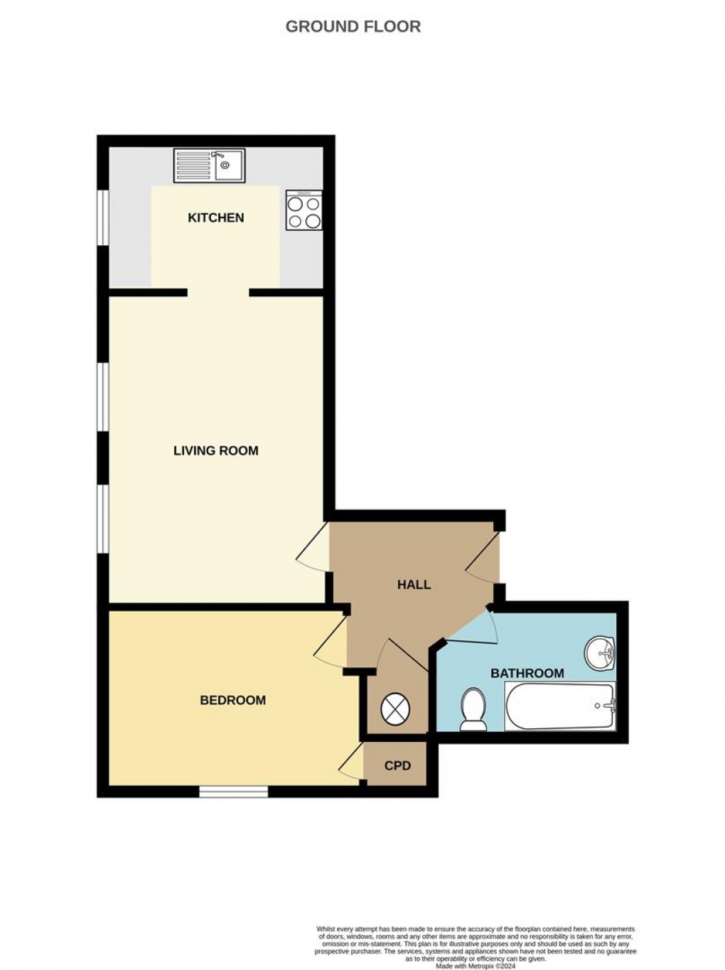 Floorplan for South Street, St. Austell