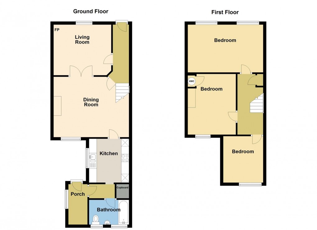 Floorplan for Carluddon, St. Austell