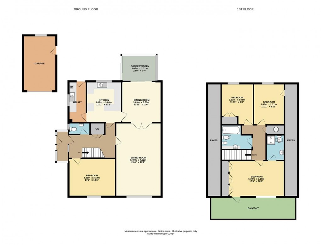 Floorplan for Penhaligon Way, St. Austell