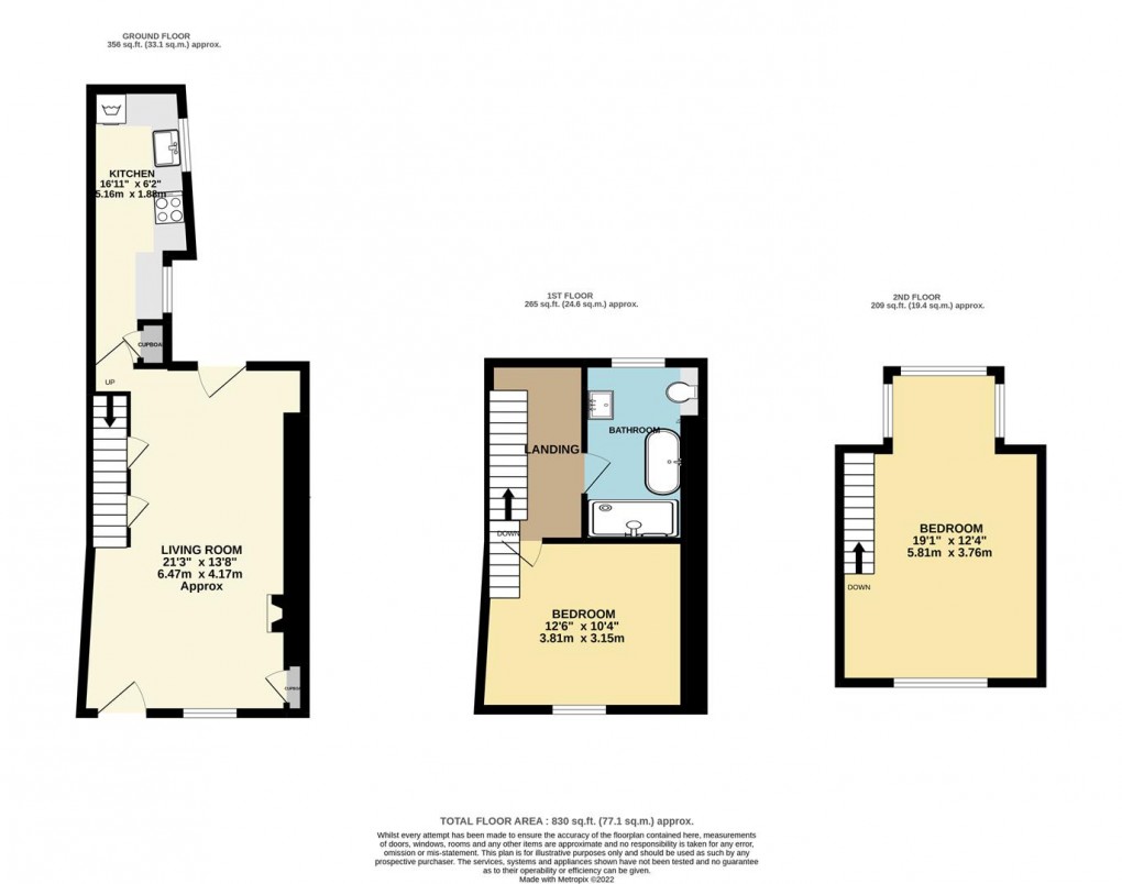 Floorplan for Browns Hill, Fowey