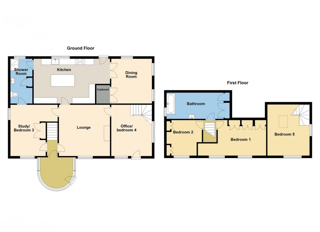 Floorplan for Trethurgy, St. Austell