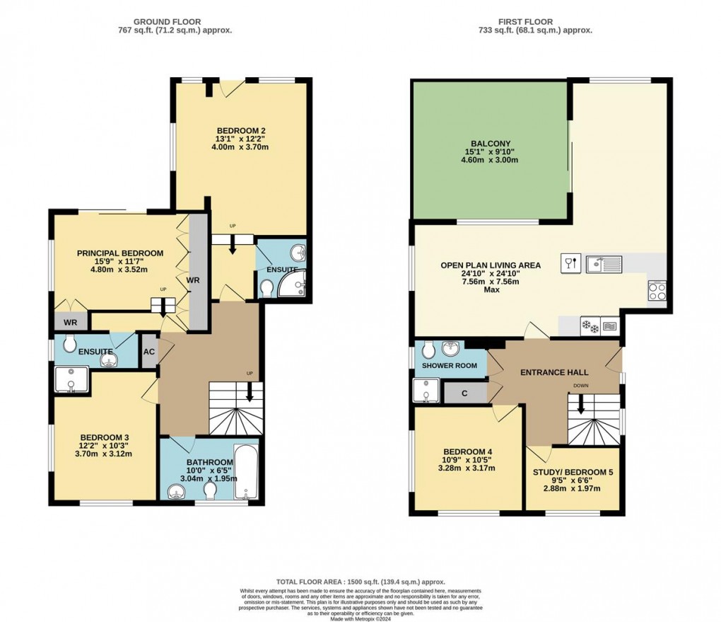 Floorplan for Ocean View, Polruan