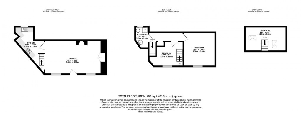 Floorplan for Bull Hill, Fowey