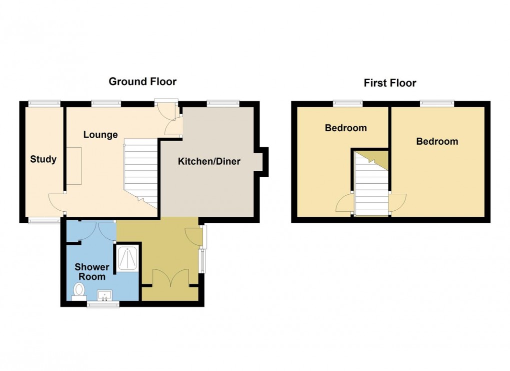 Floorplan for Crosswyn, St. Ewe, St. Austell