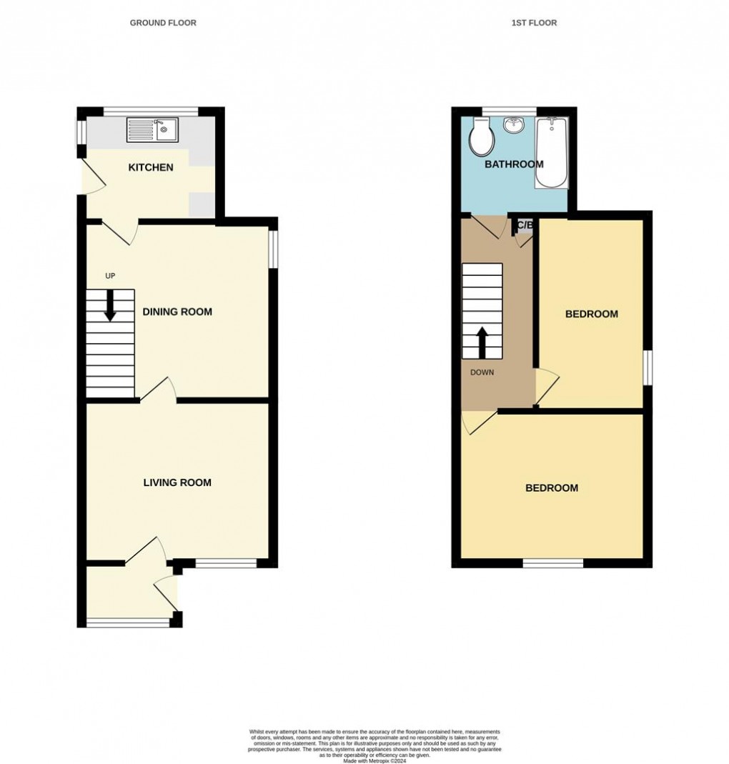 Floorplan for Clifden Road, St. Austell