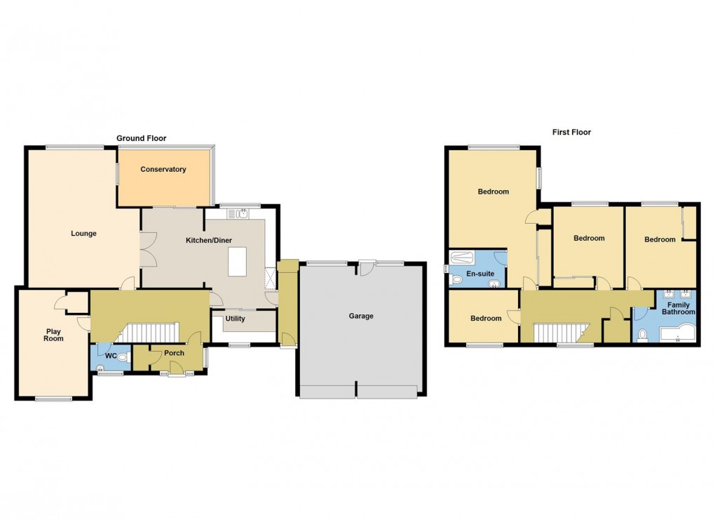 Floorplan for Pennor Drive, St. Austell