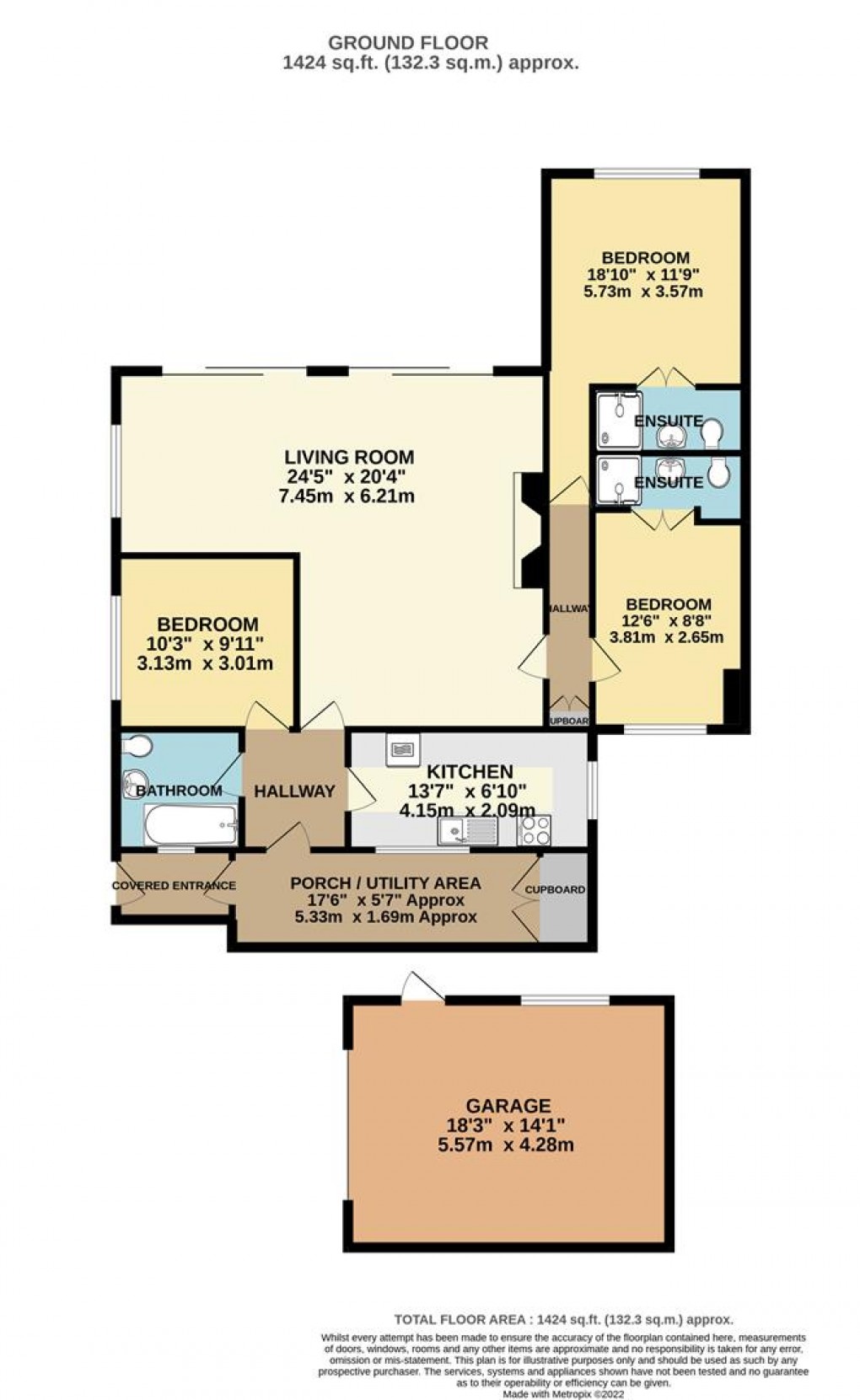 Floorplan for 20 St Saviours HIll, Polruan