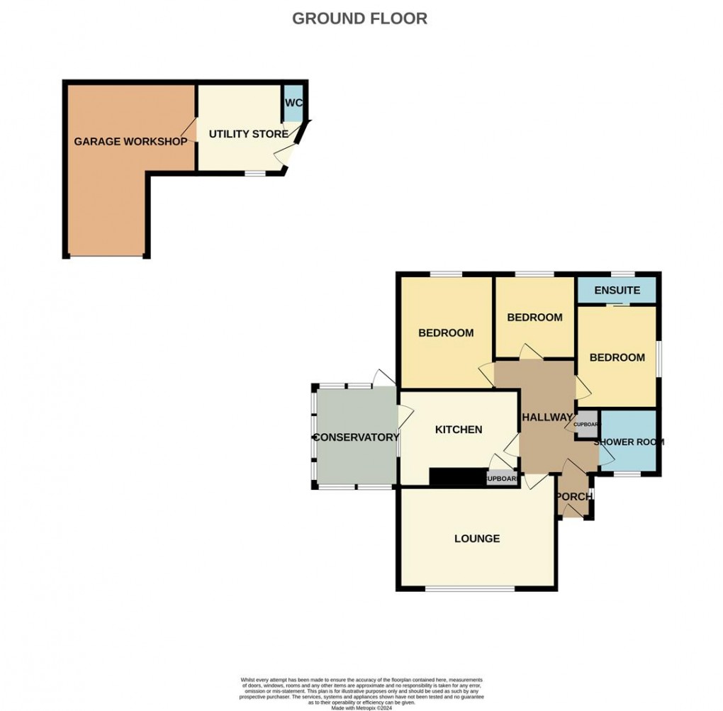 Floorplan for Menear Road, St. Austell