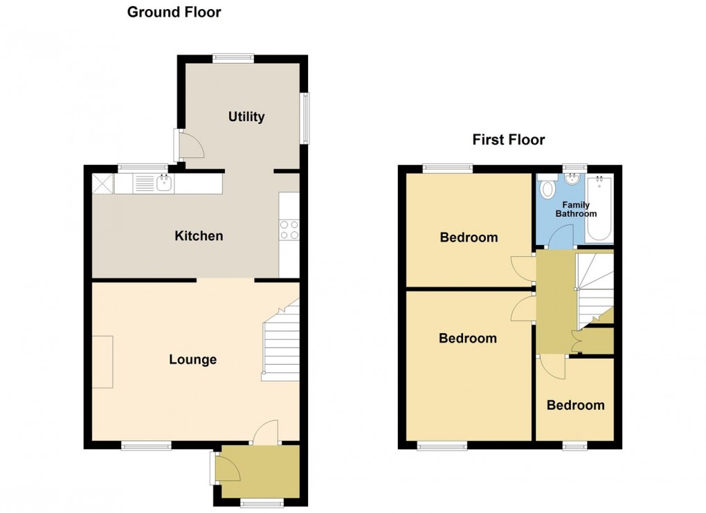 Floorplan for Treskilling, Luxulyan