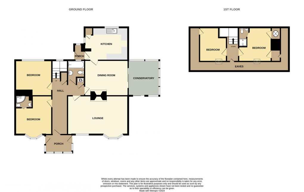 Floorplan for Penscott Lane, Tregorrick, St. Austell