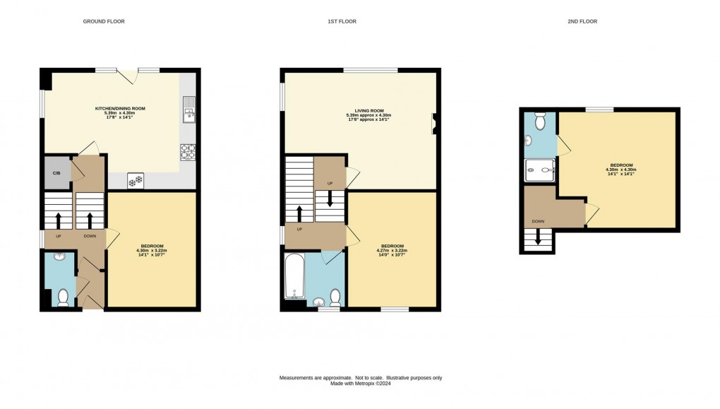 Floorplan for Burlawn Drive, St. Austell