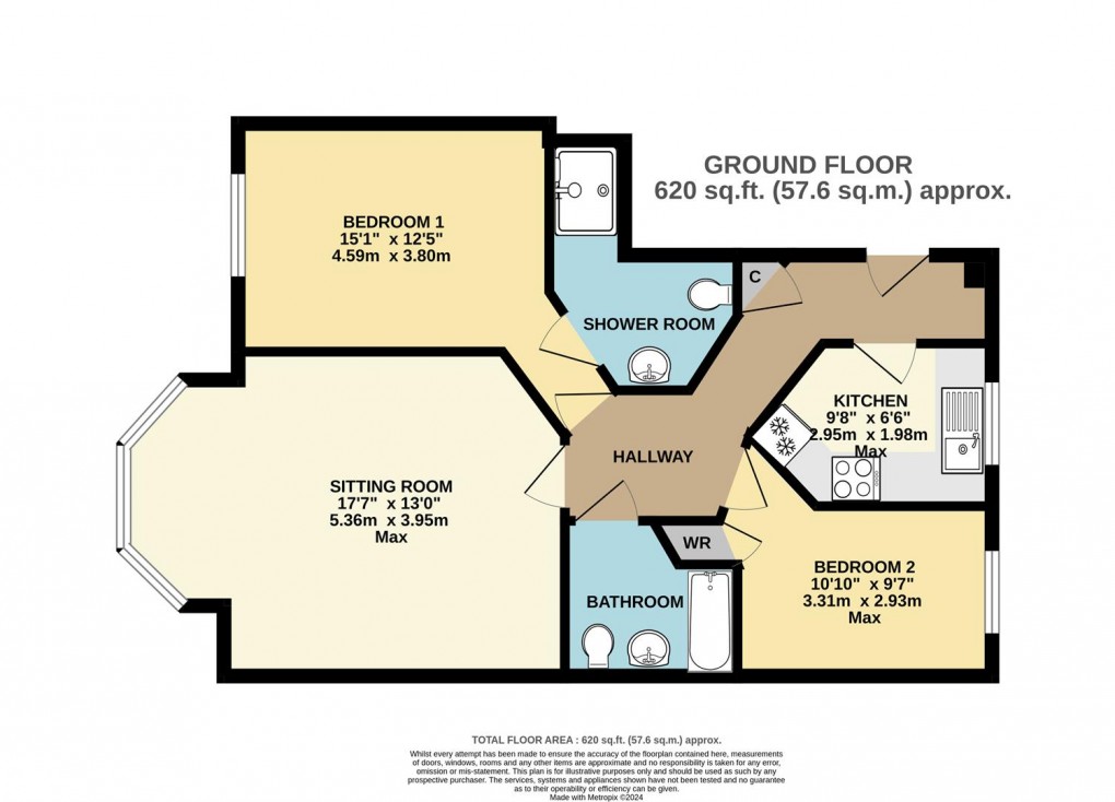 Floorplan for Hill Hay Close, Fowey