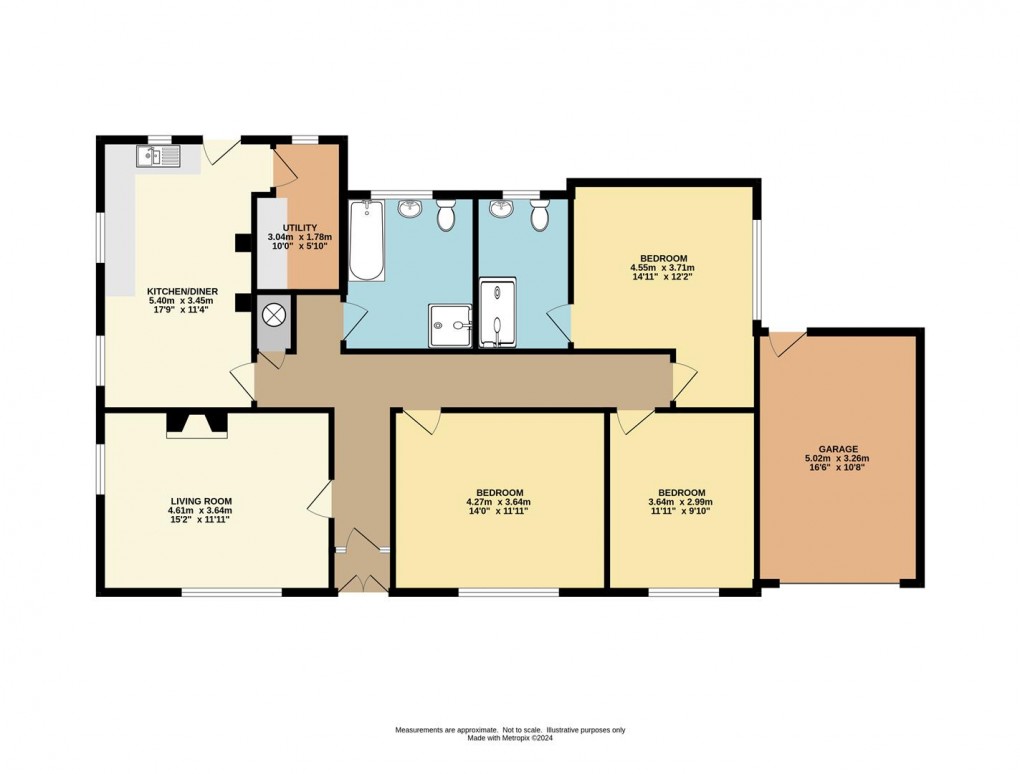 Floorplan for CoolamberPortheast WayGorran HavenSt AustellCornwall