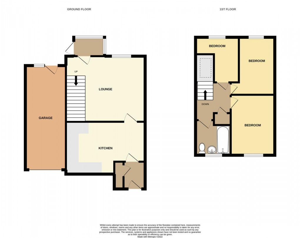 Floorplan for Meadow Rise, Foxhole, St. Austell