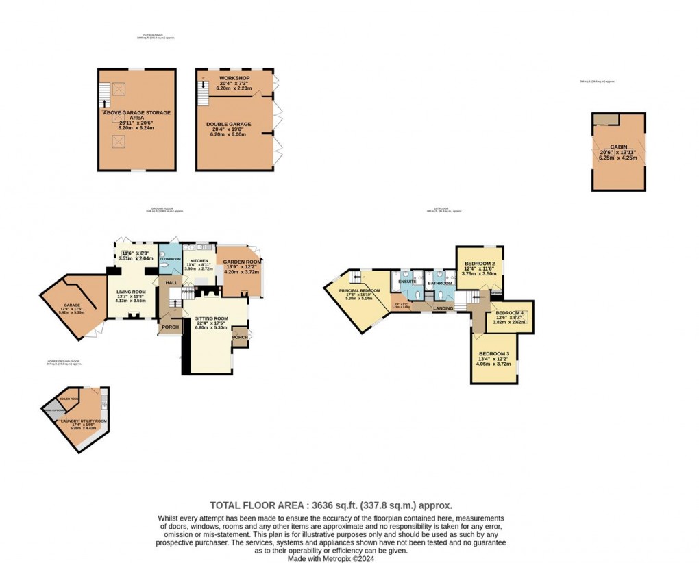 Floorplan for Pont, Nr Fowey, PL23 1NQ