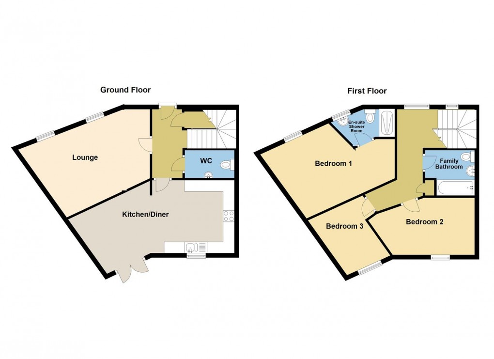 Floorplan for Gwithian Road, St. Austell