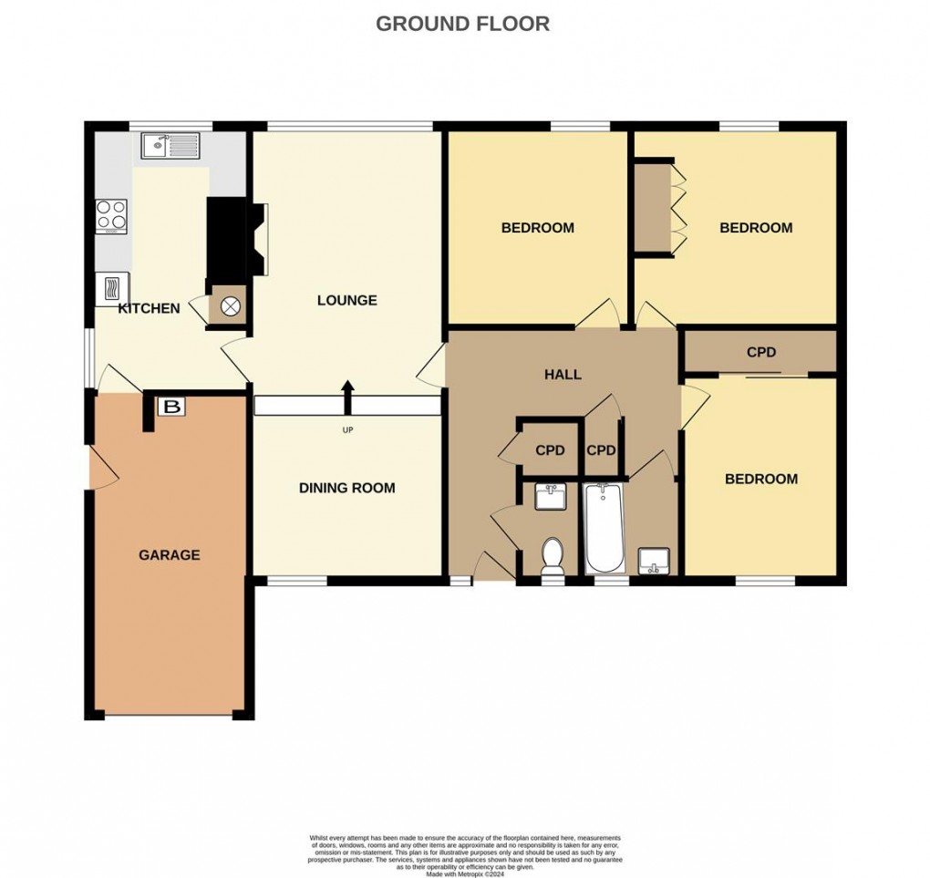 Floorplan for Trevear Close, St. Austell