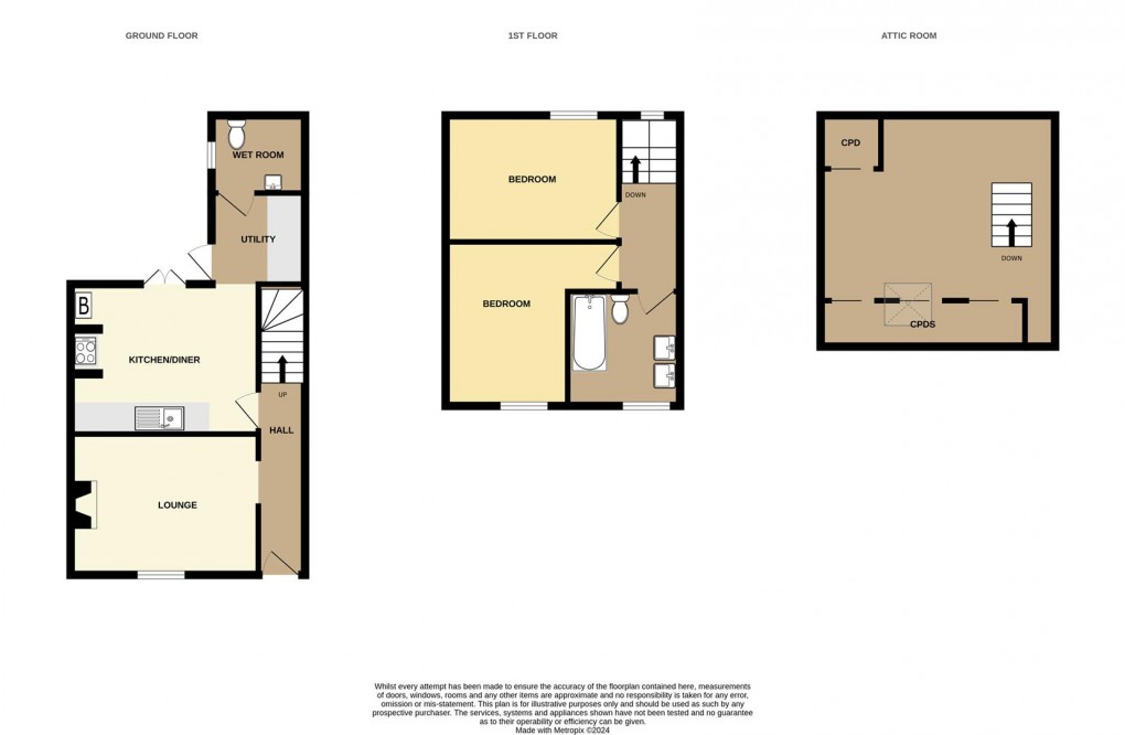 Floorplan for Whitemoor