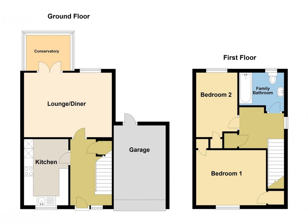 Floorplan for Grose Meadows, St. Dennis, St. Austell