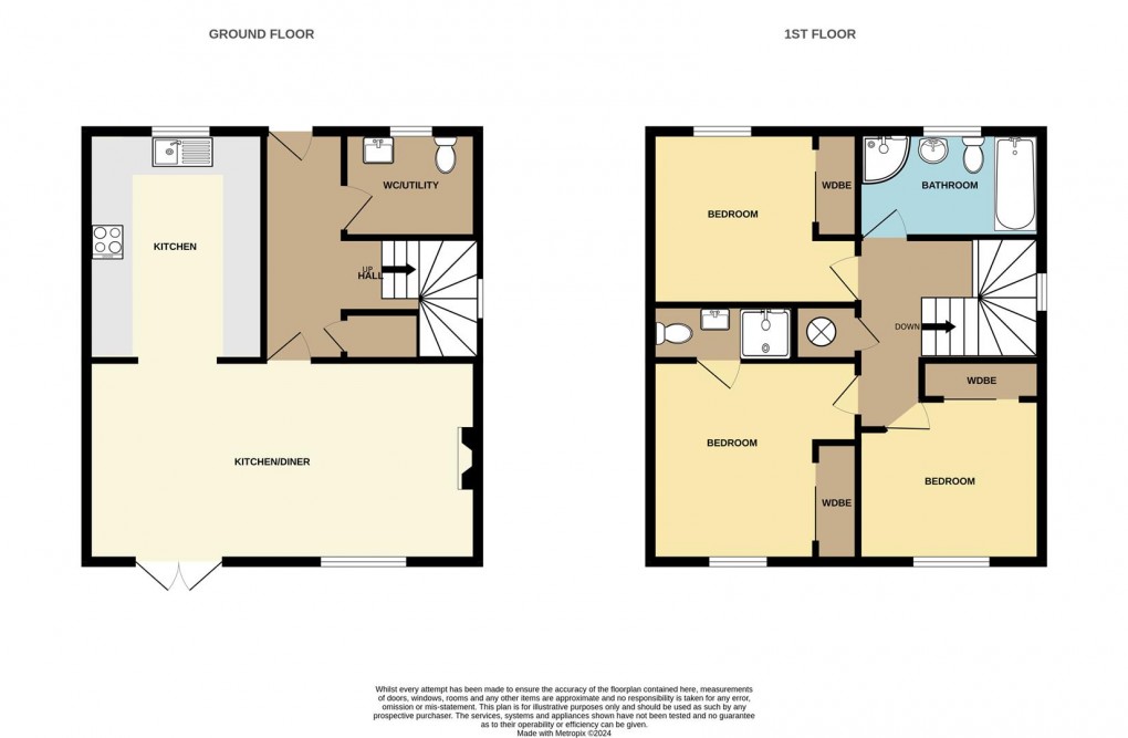 Floorplan for Carluddon, St. Austell