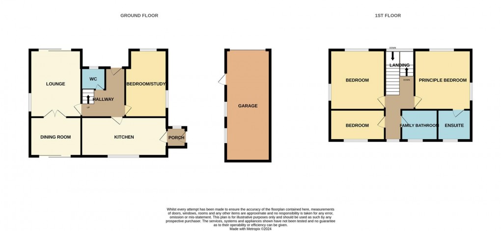 Floorplan for Great Charles Close, St. Stephen, St. Austell