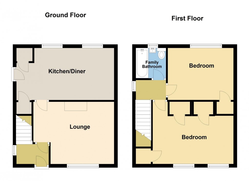 Floorplan for Tregonissey Road, St. Austell