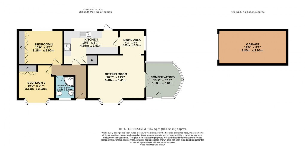 Floorplan for Mountlea Country Park, Par