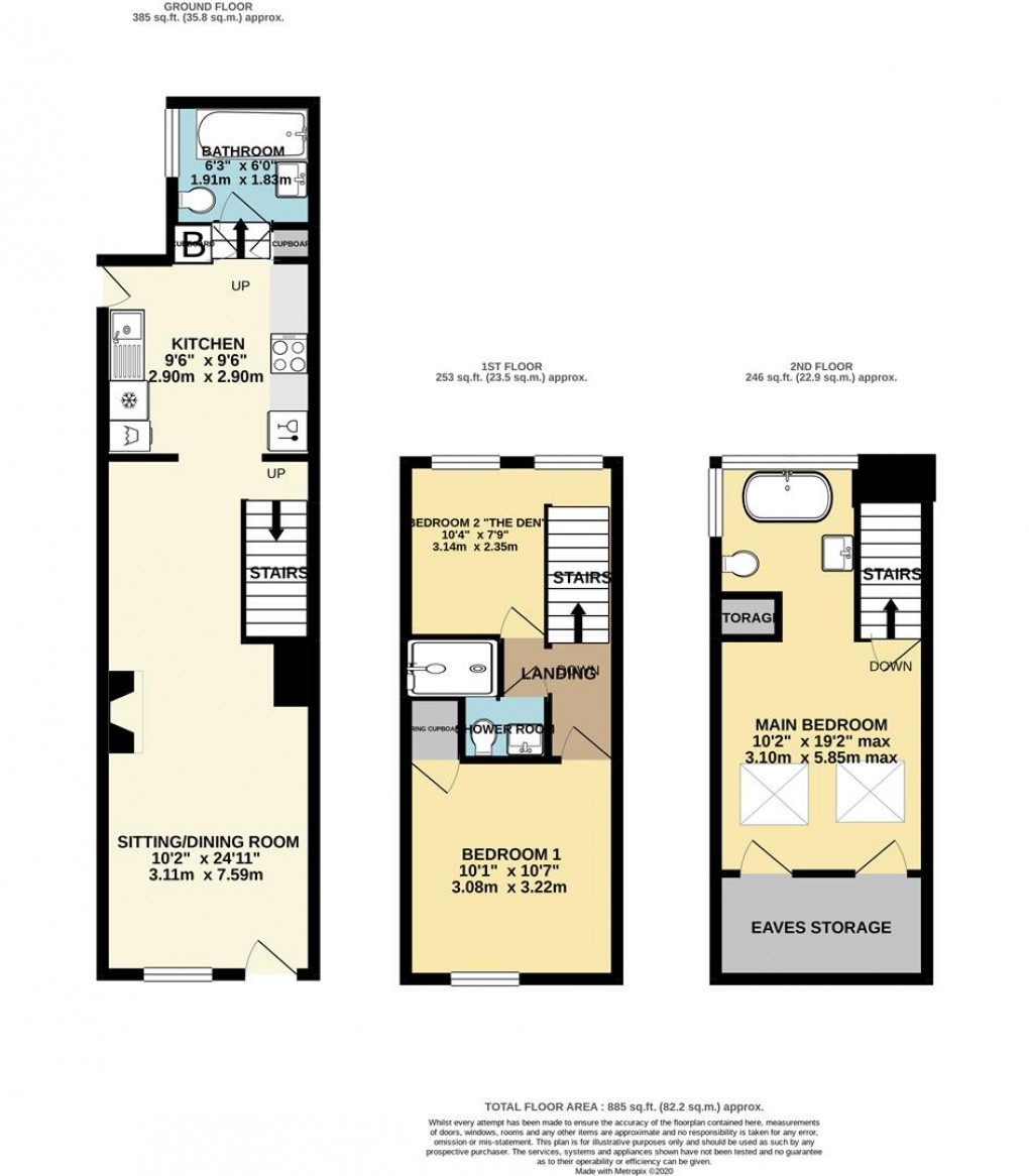 Floorplan for Fore Street, Polruan