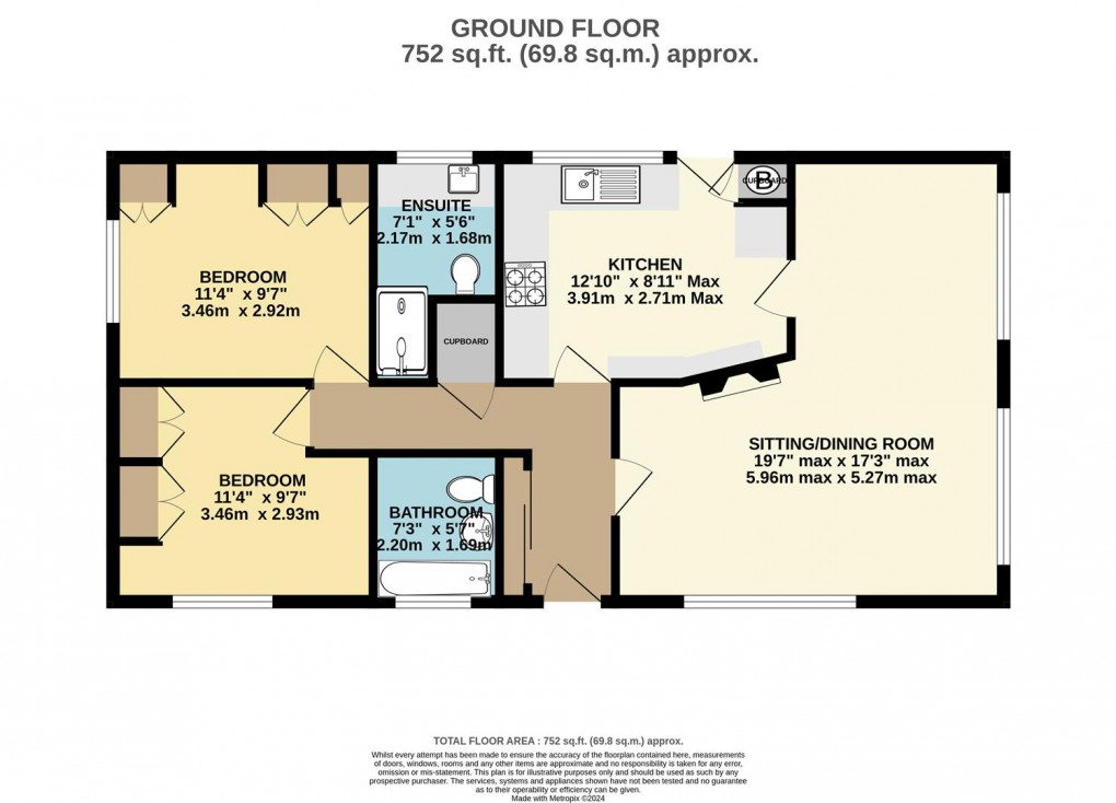 Floorplan for Mountlea Country Park, Par