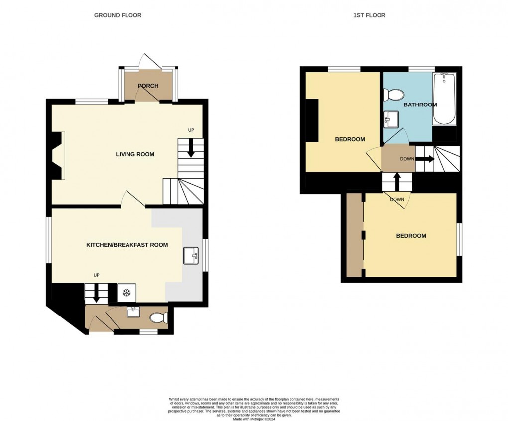 Floorplan for Menear Road, St. Austell