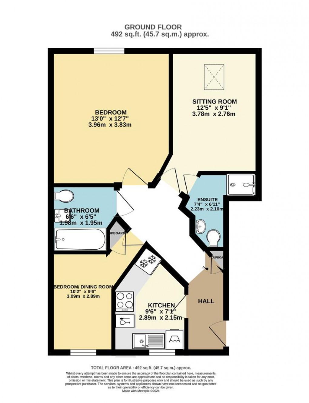 Floorplan for Hill Hay Close, Fowey