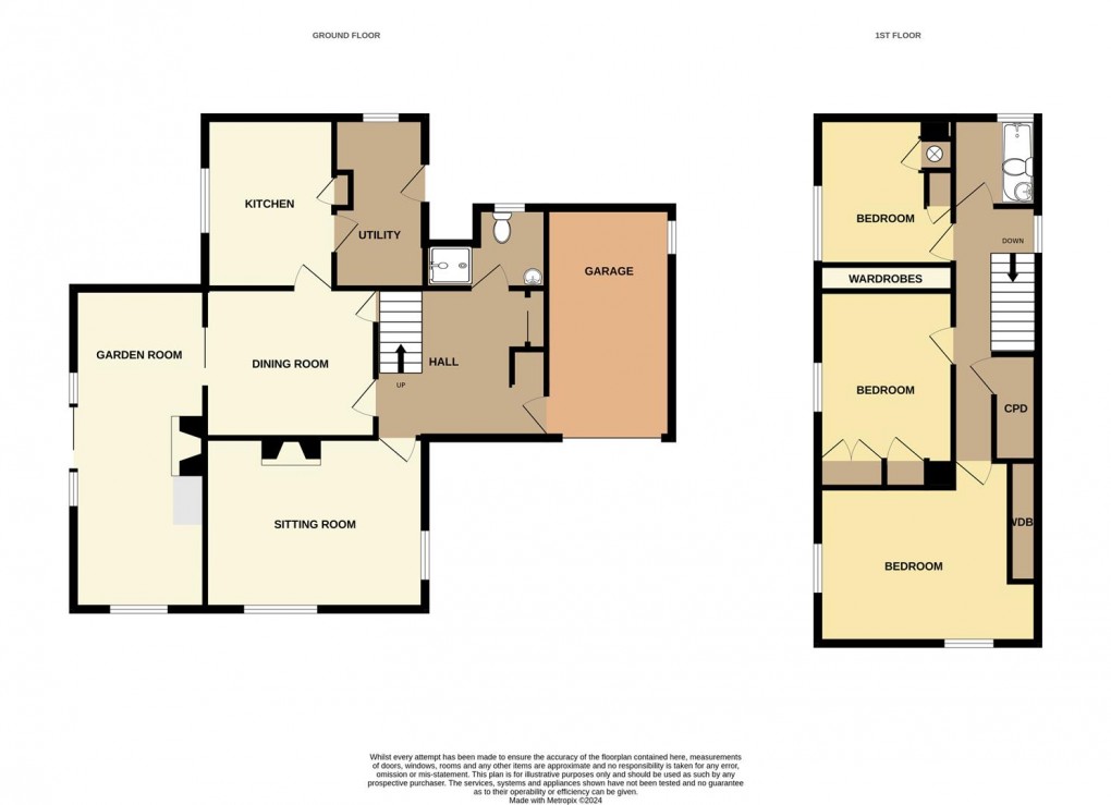 Floorplan for Trevear Close, St. Austell