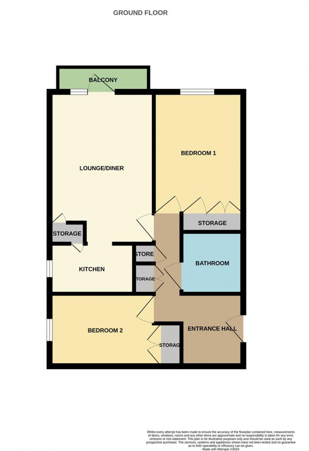 Floorplan for Chisholme Close, St. Austell