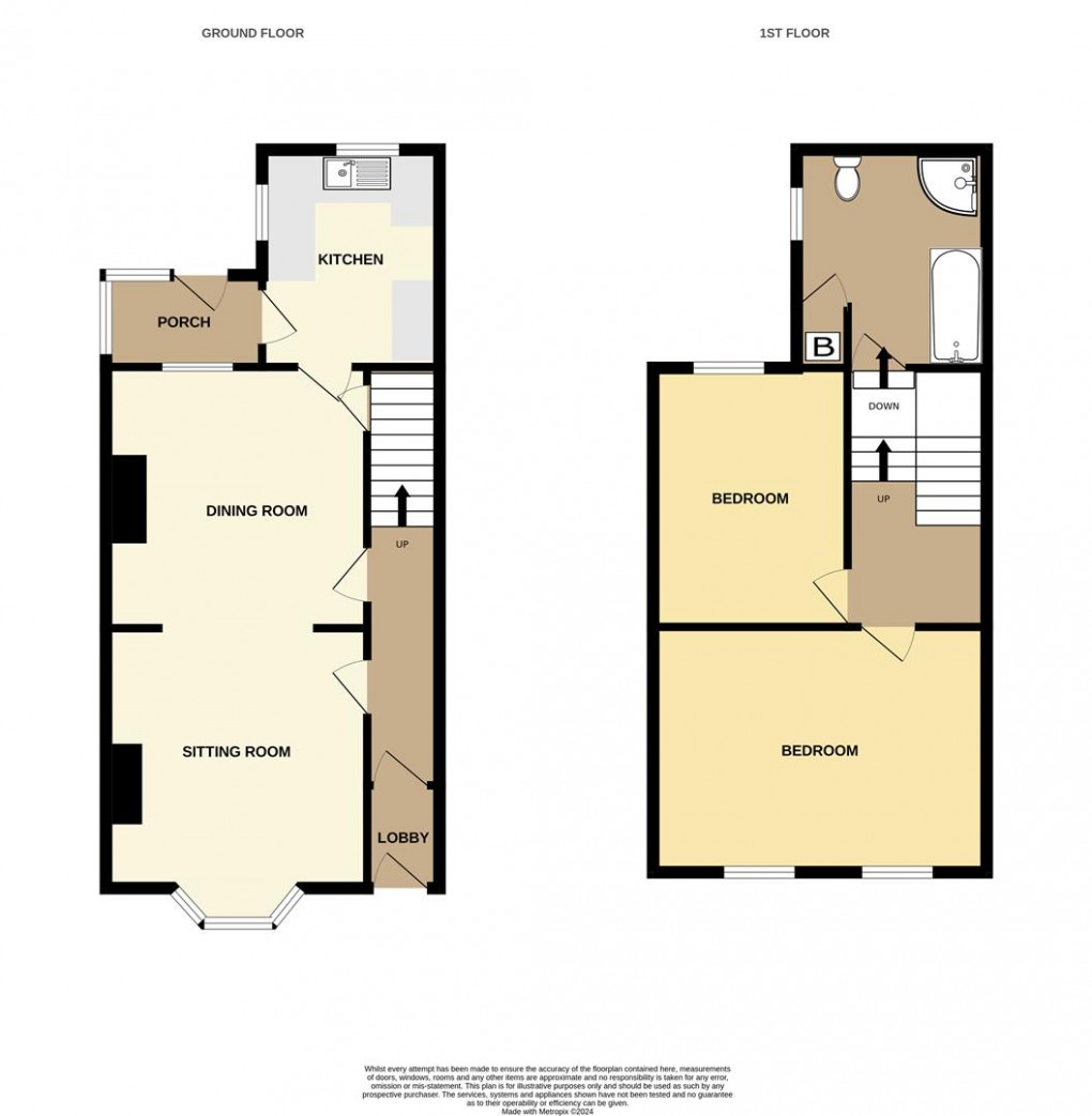 Floorplan for Park Road, St. Austell