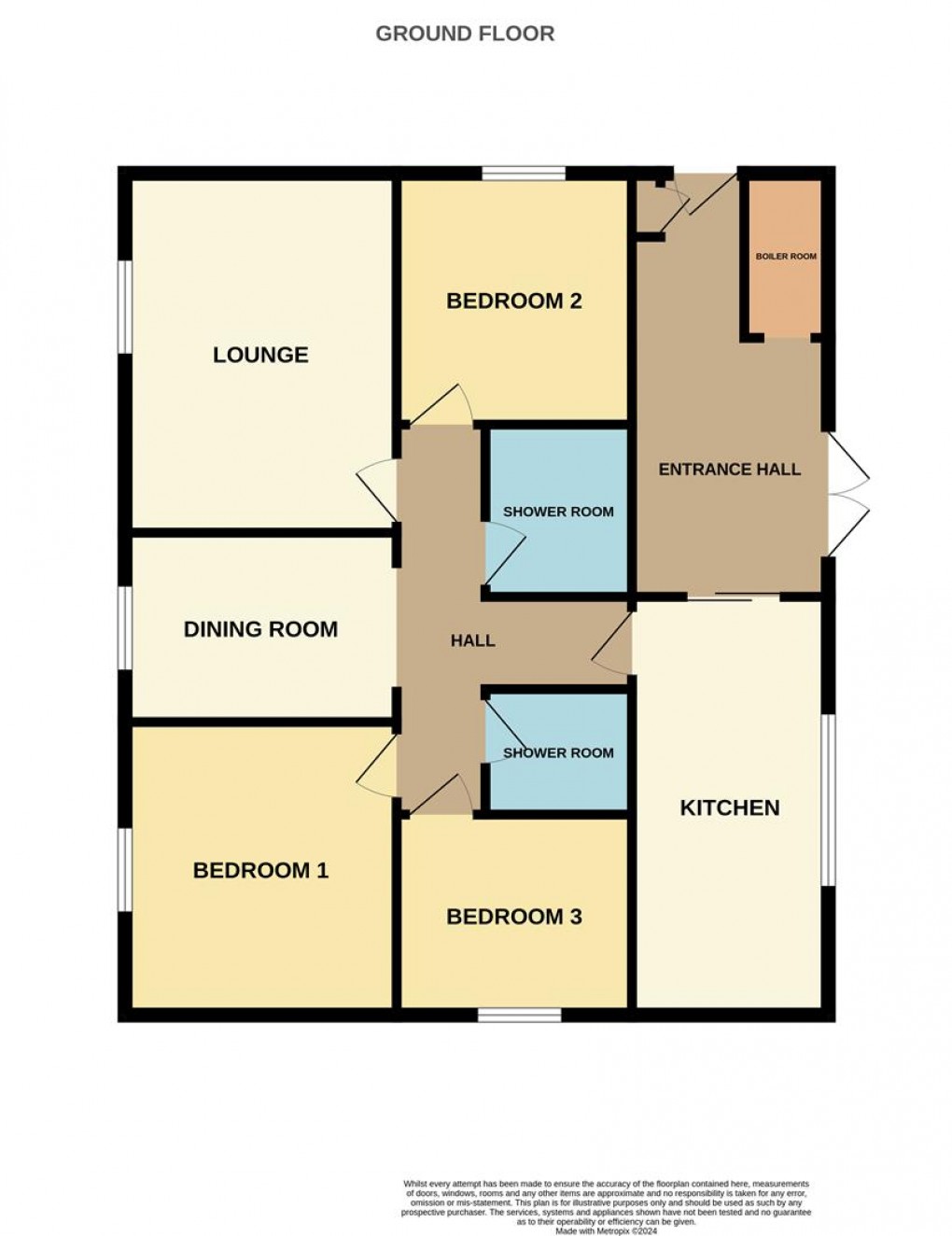 Floorplan for Singlerose Road, Stenalees, St. Austell