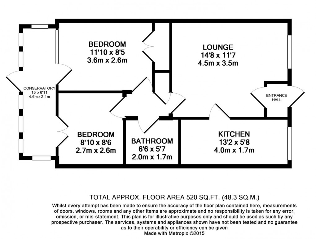 Floorplan for Briarfield, Rawlings Lane, Fowey