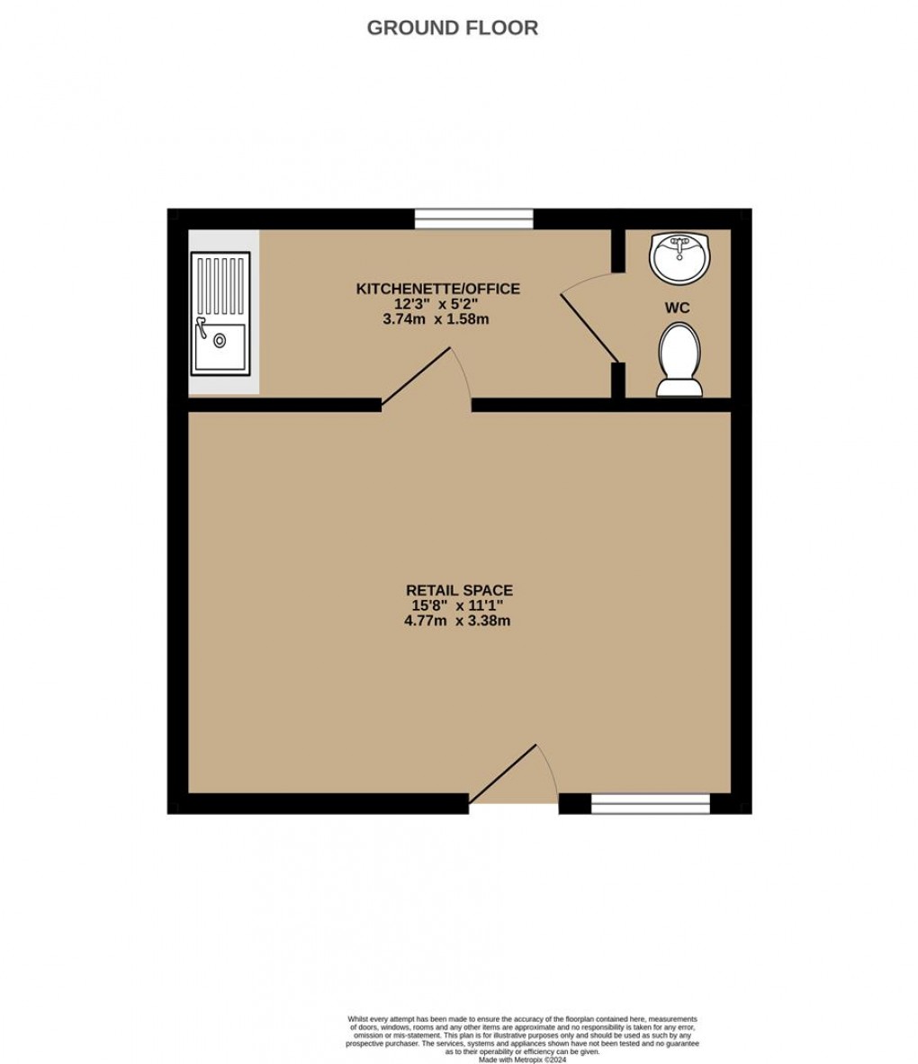 Floorplan for Cedar Barn, Eddystone Road, Wadebridge