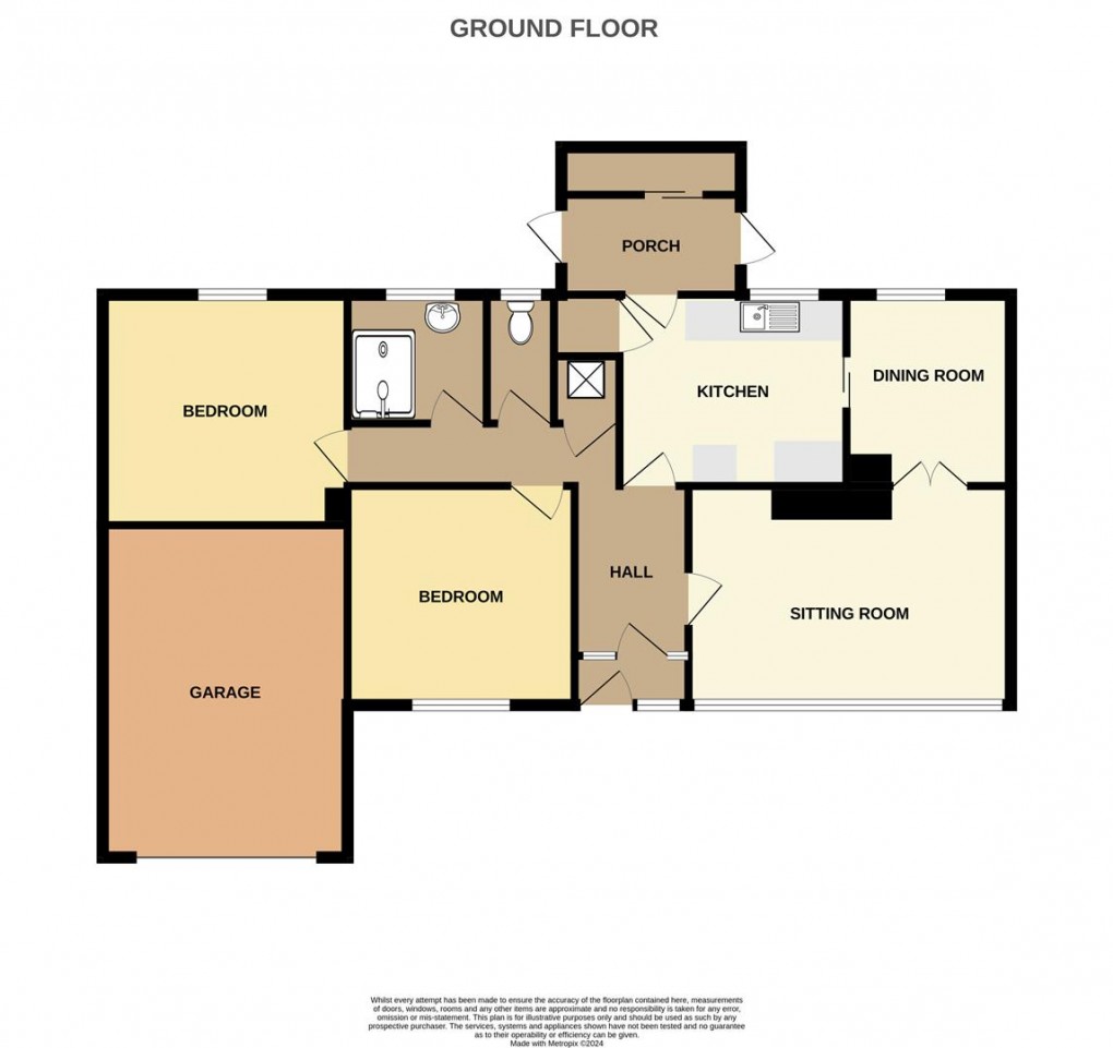 Floorplan for Chatsworth Way, Carlyon Bay, St. Austell