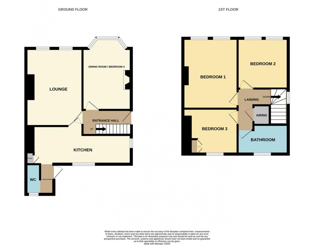 Floorplan for St Dennis, Cornwall