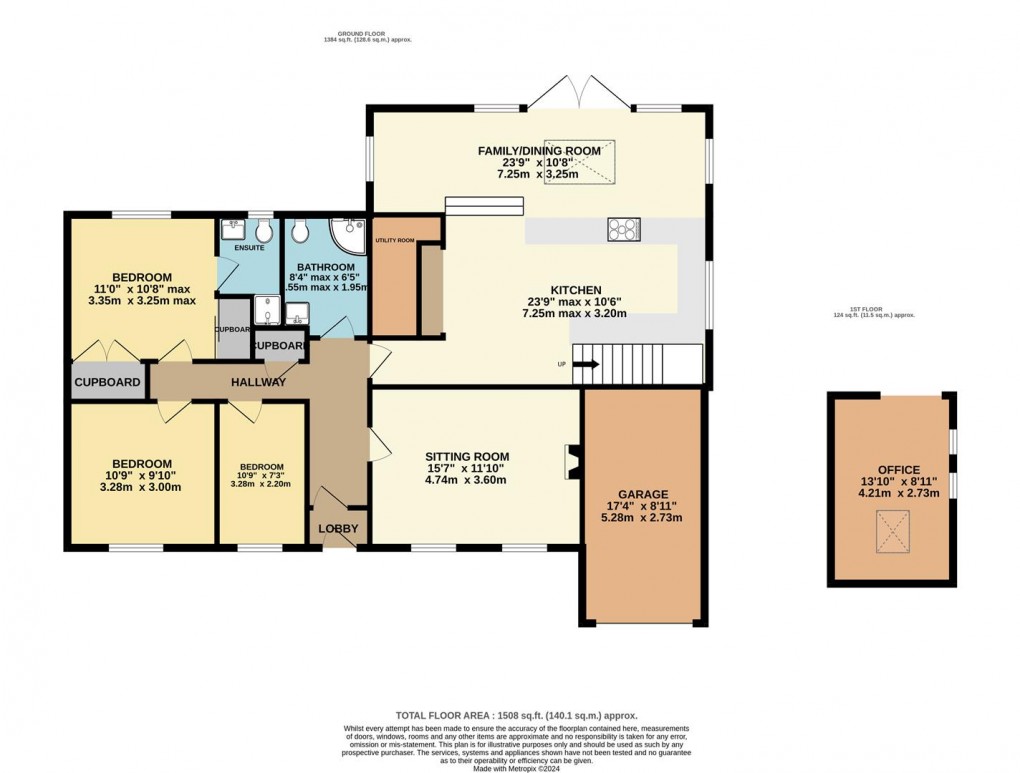 Floorplan for Kilhallon Woodlands, Par