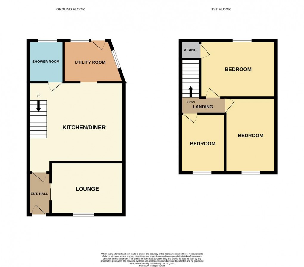 Floorplan for Wellington Road, St. Dennis