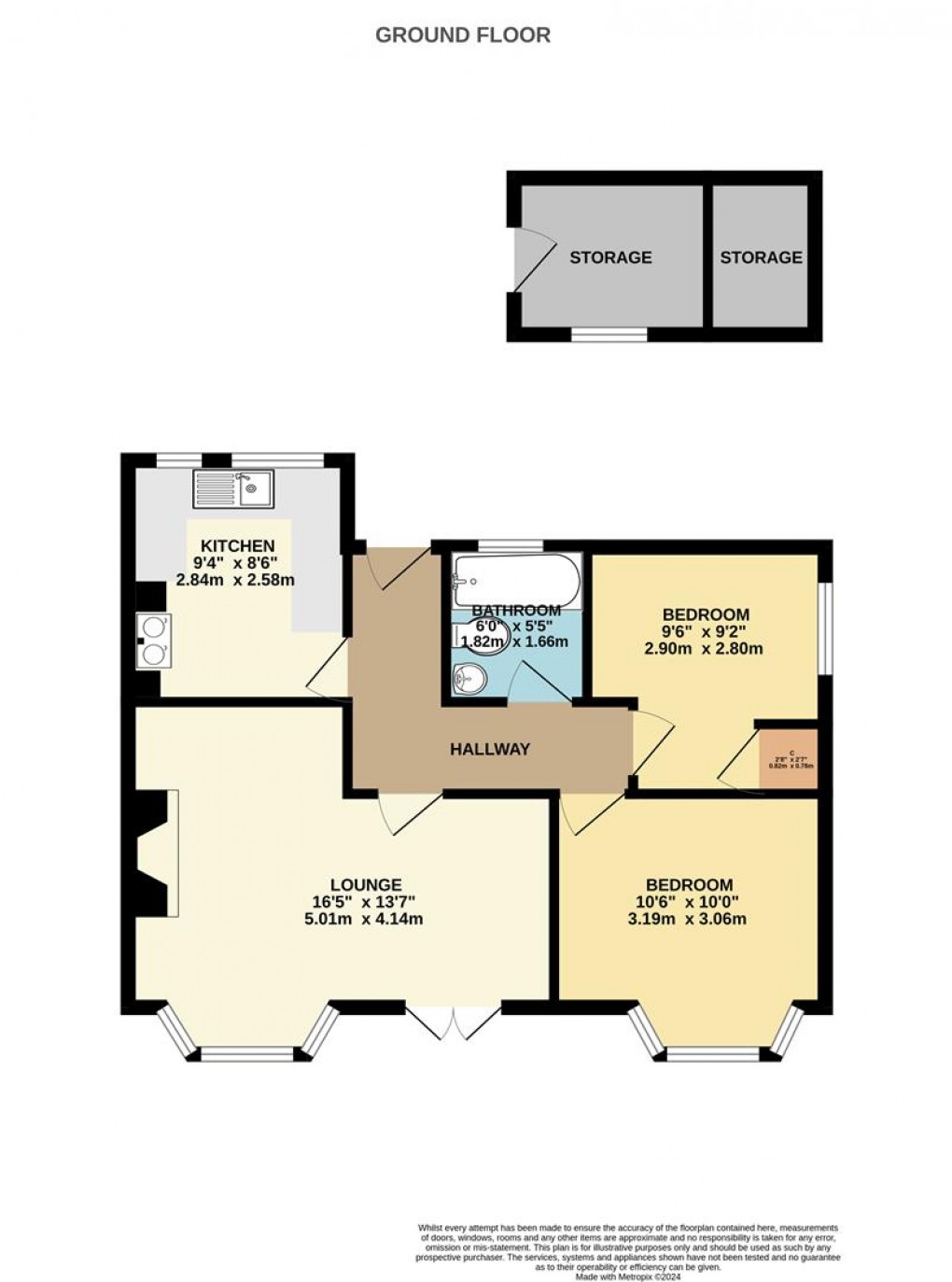 Floorplan for 11 Battery Park, Polruan, Fowey